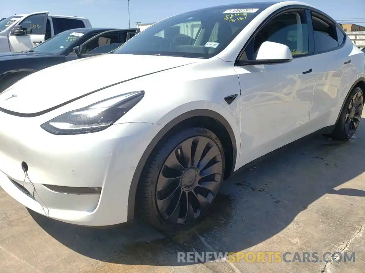 9 Photograph of a damaged car 5YJYGDEF6MF268447 TESLA MODEL Y 2021