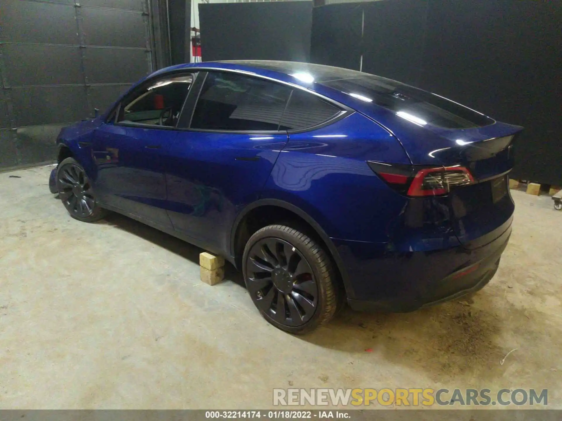 3 Фотография поврежденного автомобиля 5YJYGDEF7MF240365 TESLA MODEL Y 2021