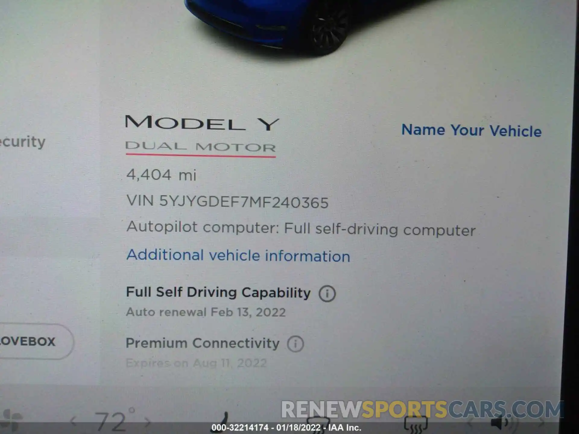 7 Photograph of a damaged car 5YJYGDEF7MF240365 TESLA MODEL Y 2021