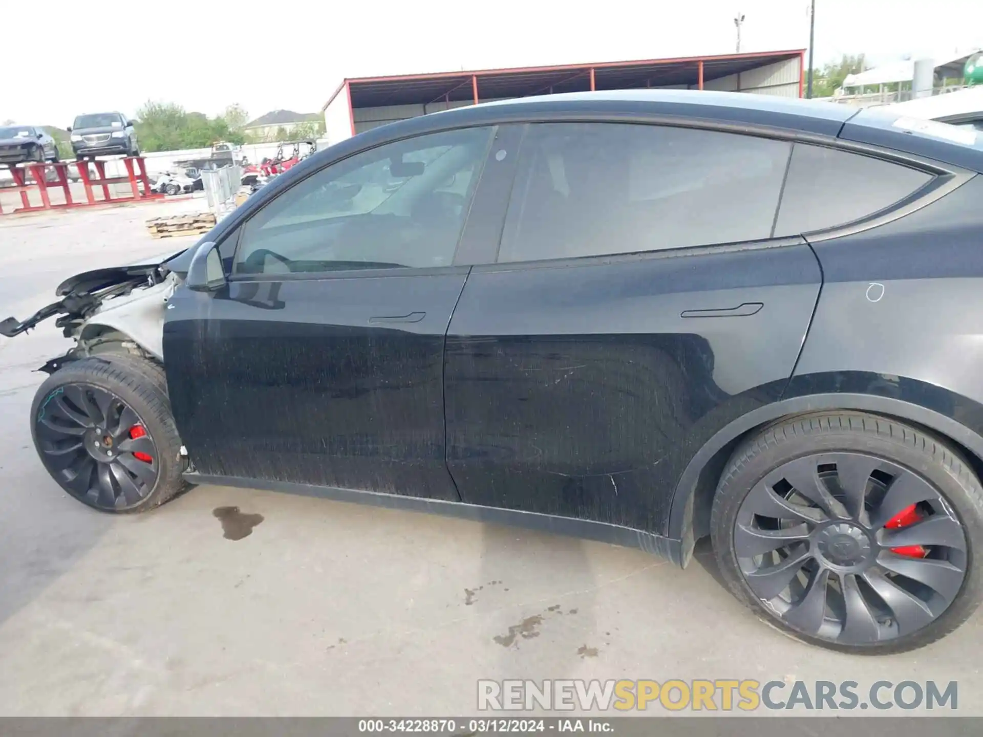 14 Photograph of a damaged car 5YJYGDEF8MF133535 TESLA MODEL Y 2021