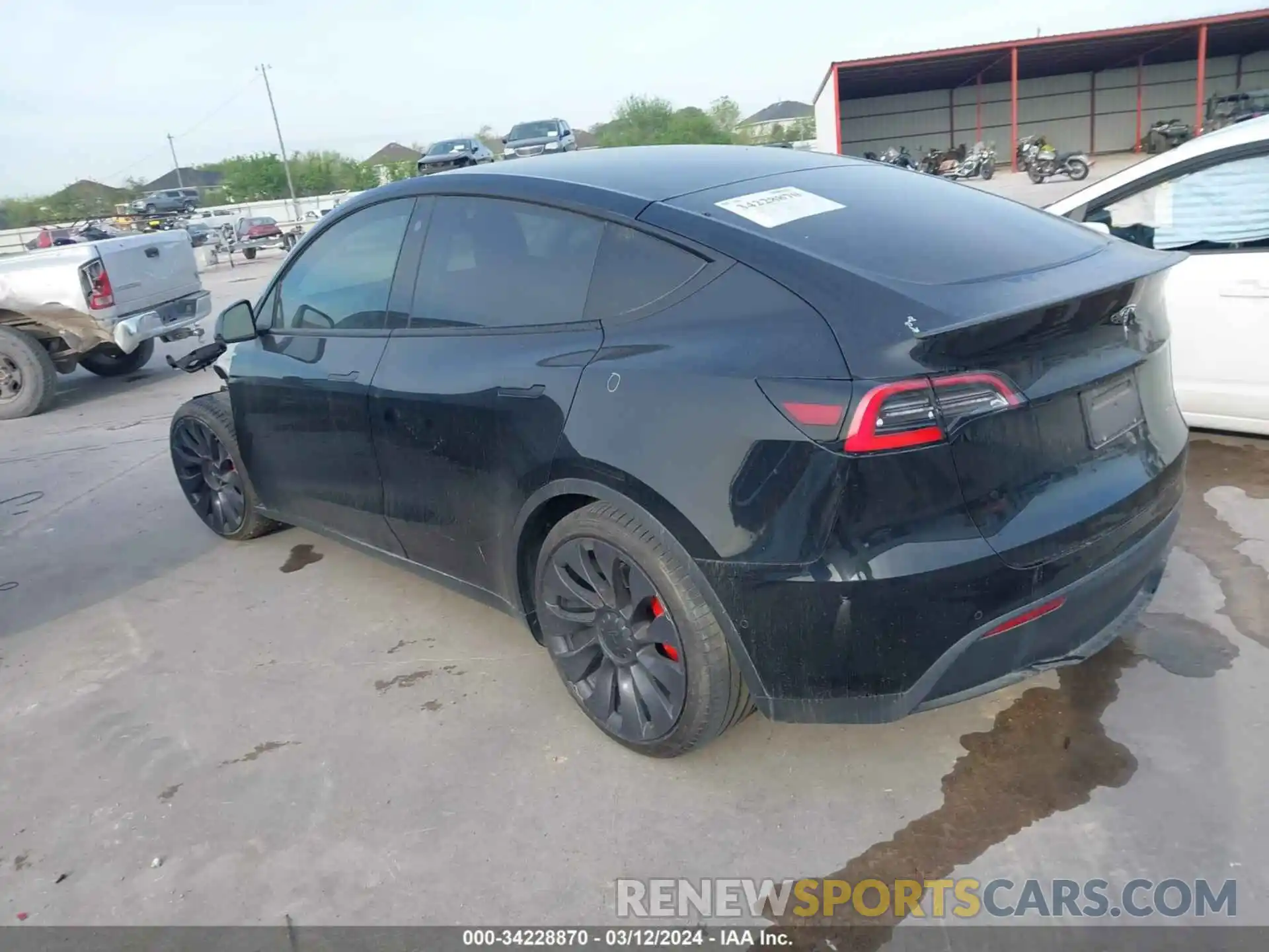 3 Photograph of a damaged car 5YJYGDEF8MF133535 TESLA MODEL Y 2021