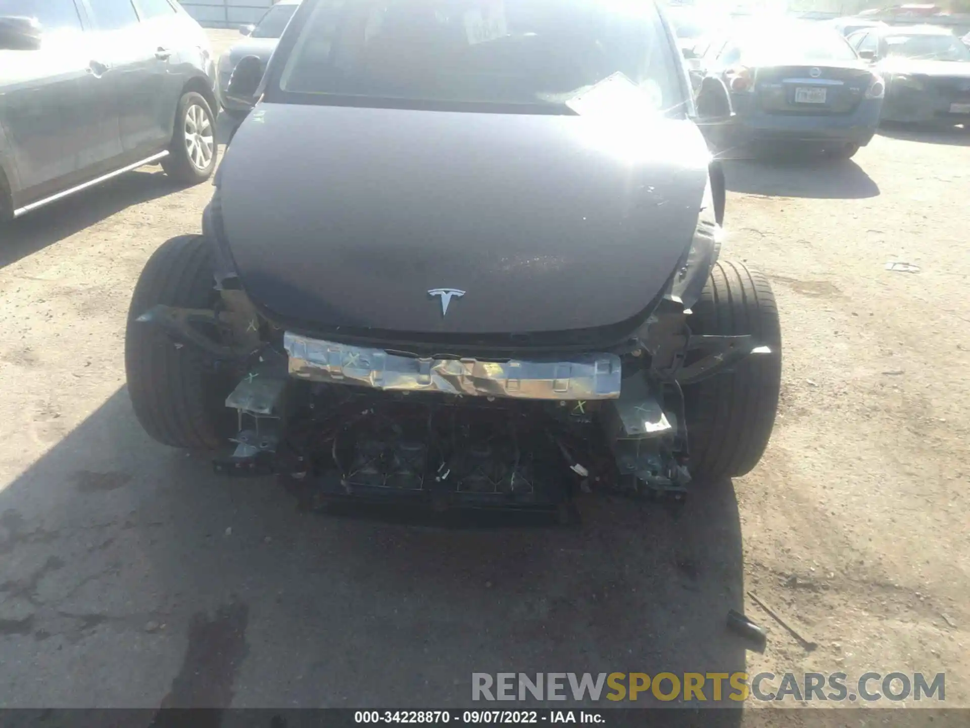 6 Photograph of a damaged car 5YJYGDEF8MF133535 TESLA MODEL Y 2021