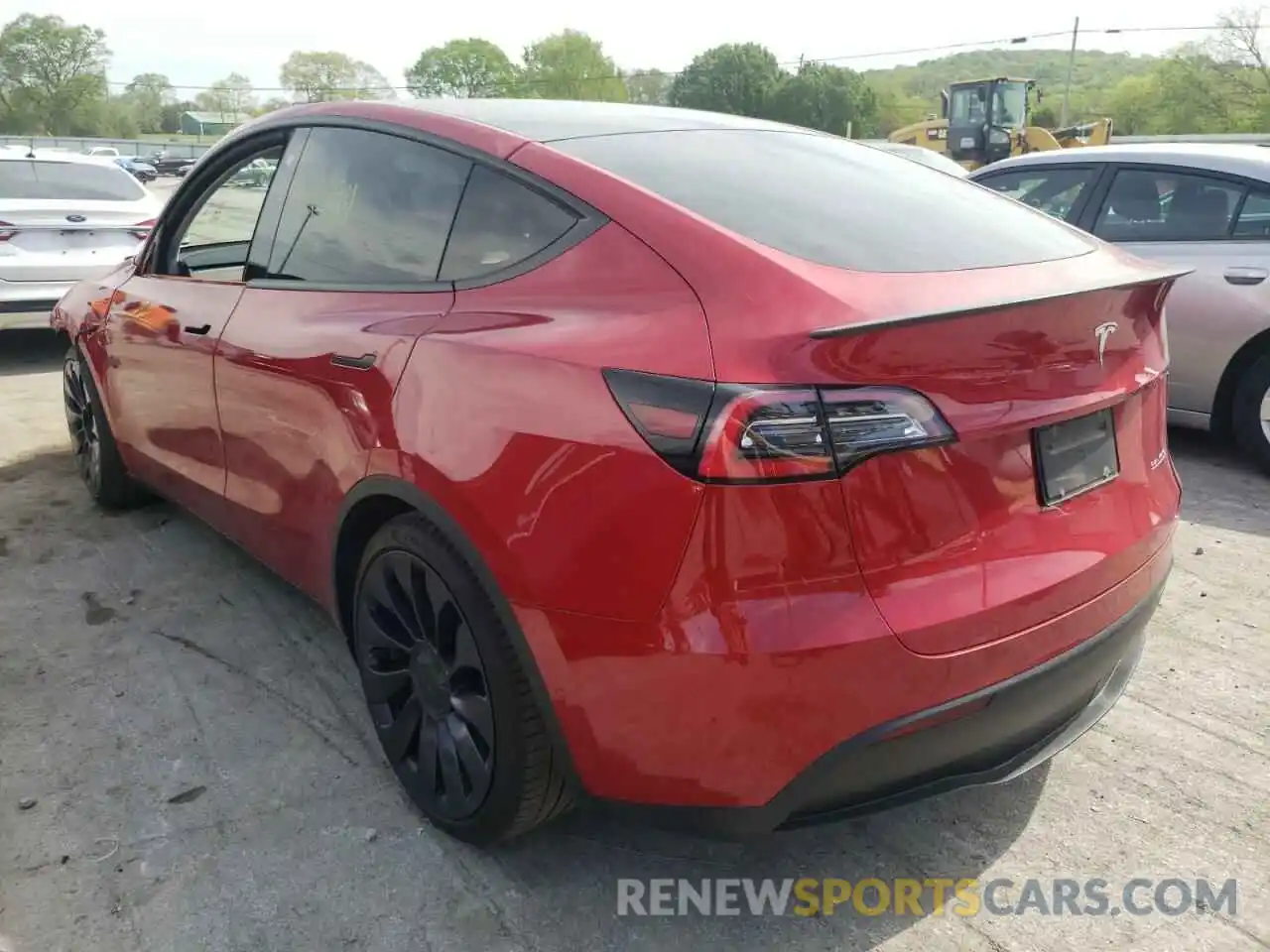 3 Photograph of a damaged car 5YJYGDEF8MF140999 TESLA MODEL Y 2021