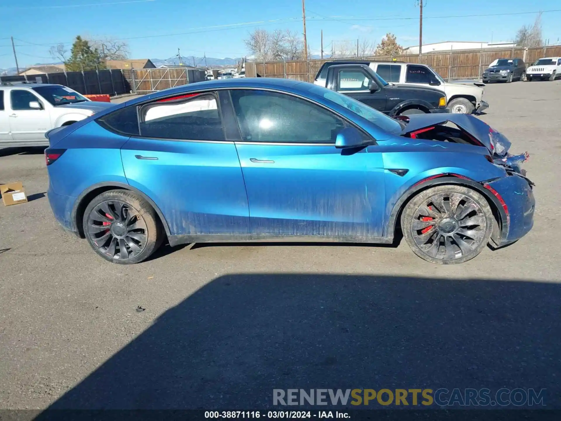 12 Photograph of a damaged car 5YJYGDEF8MF178569 TESLA MODEL Y 2021