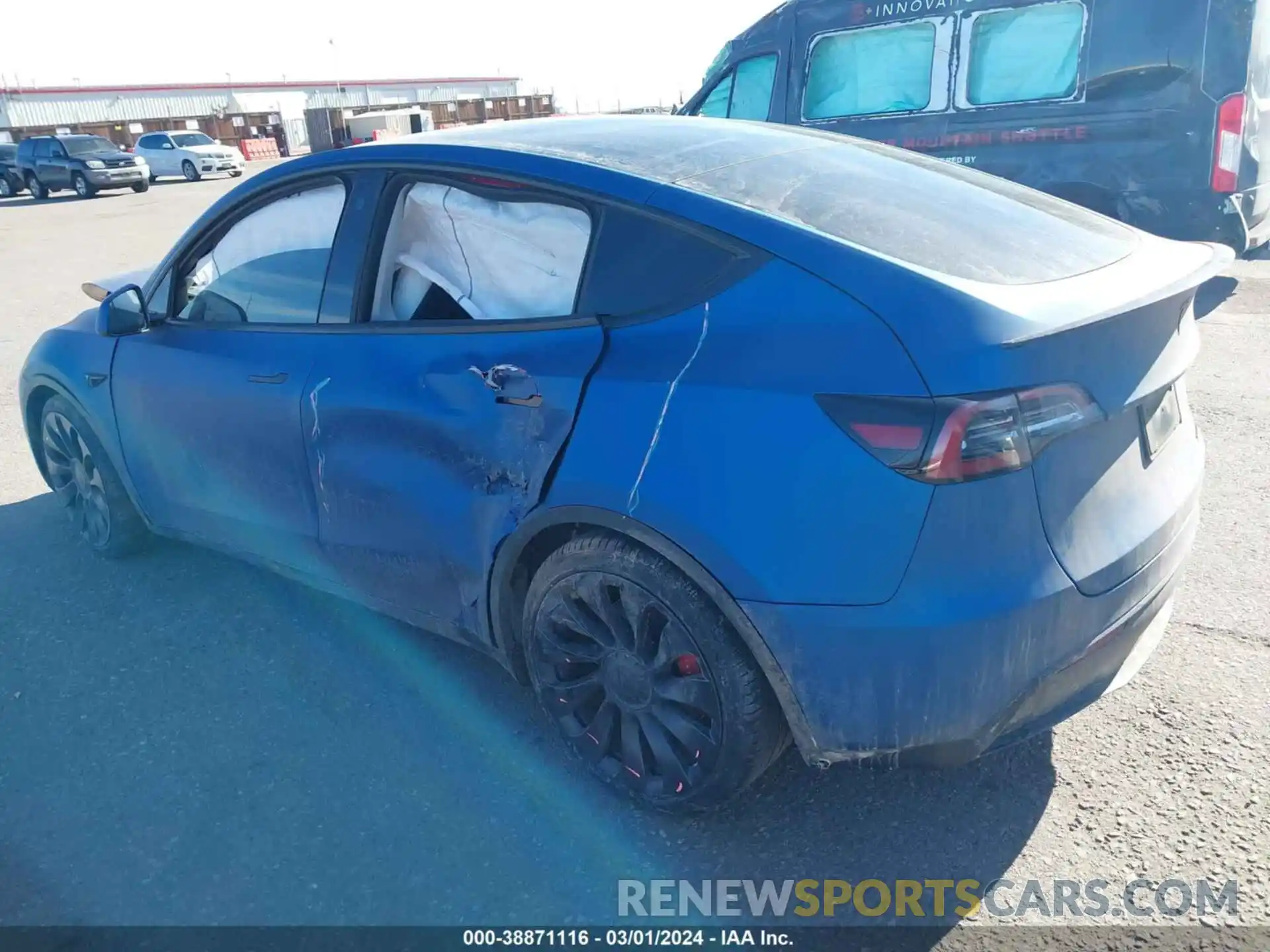 3 Photograph of a damaged car 5YJYGDEF8MF178569 TESLA MODEL Y 2021