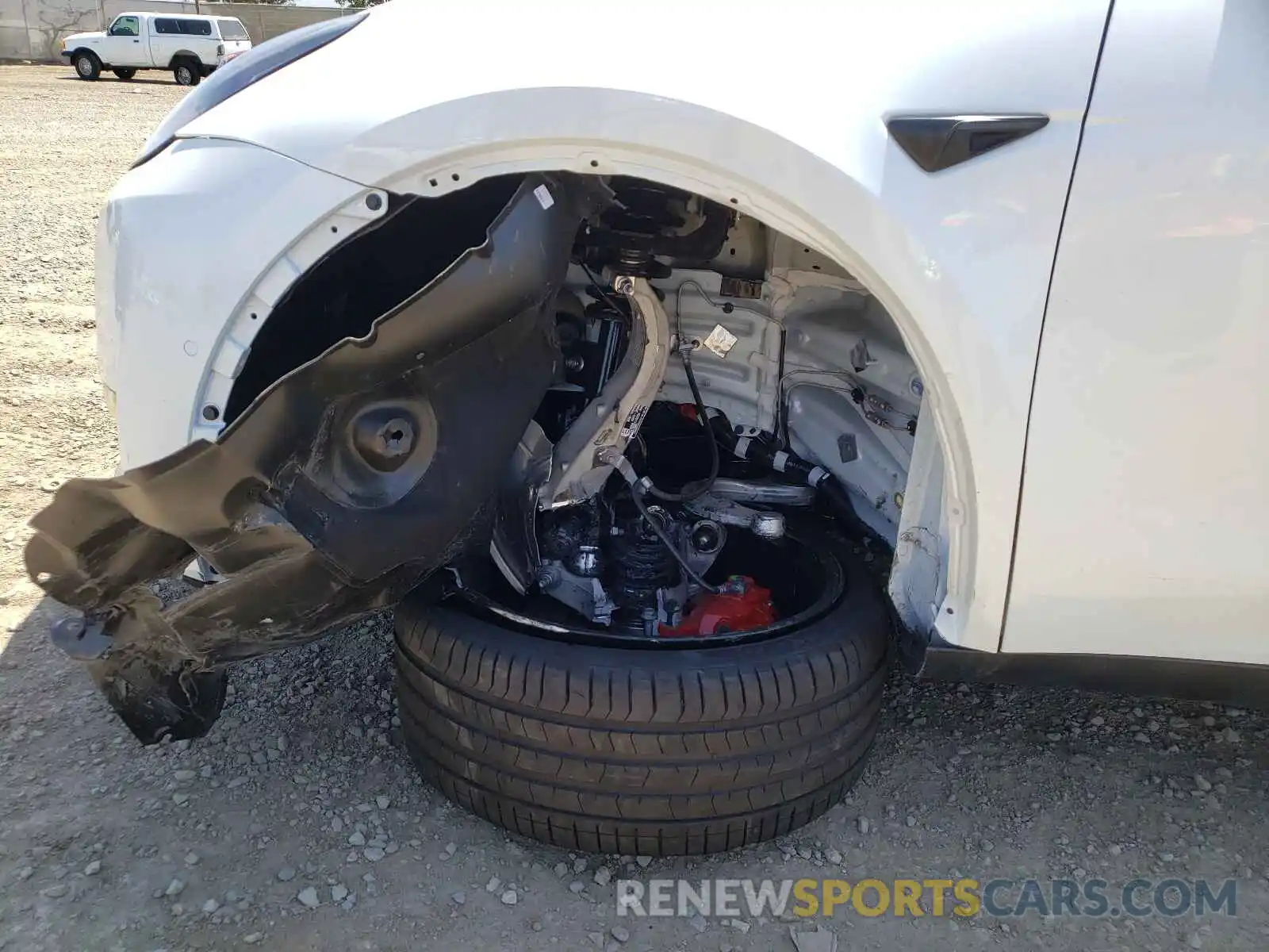 9 Photograph of a damaged car 5YJYGDEF8MF194836 TESLA MODEL Y 2021