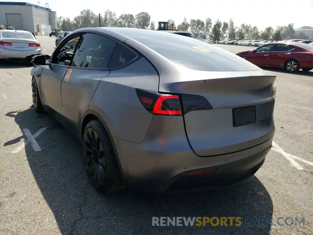 3 Photograph of a damaged car 5YJYGDEF8MF259300 TESLA MODEL Y 2021