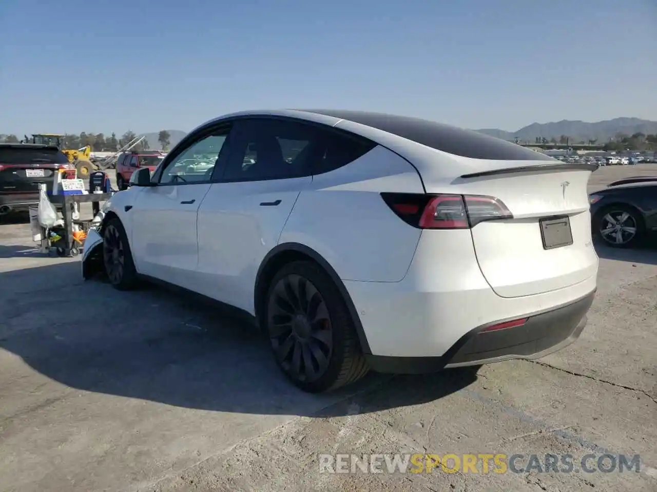 3 Photograph of a damaged car 5YJYGDEF9MF151221 TESLA MODEL Y 2021