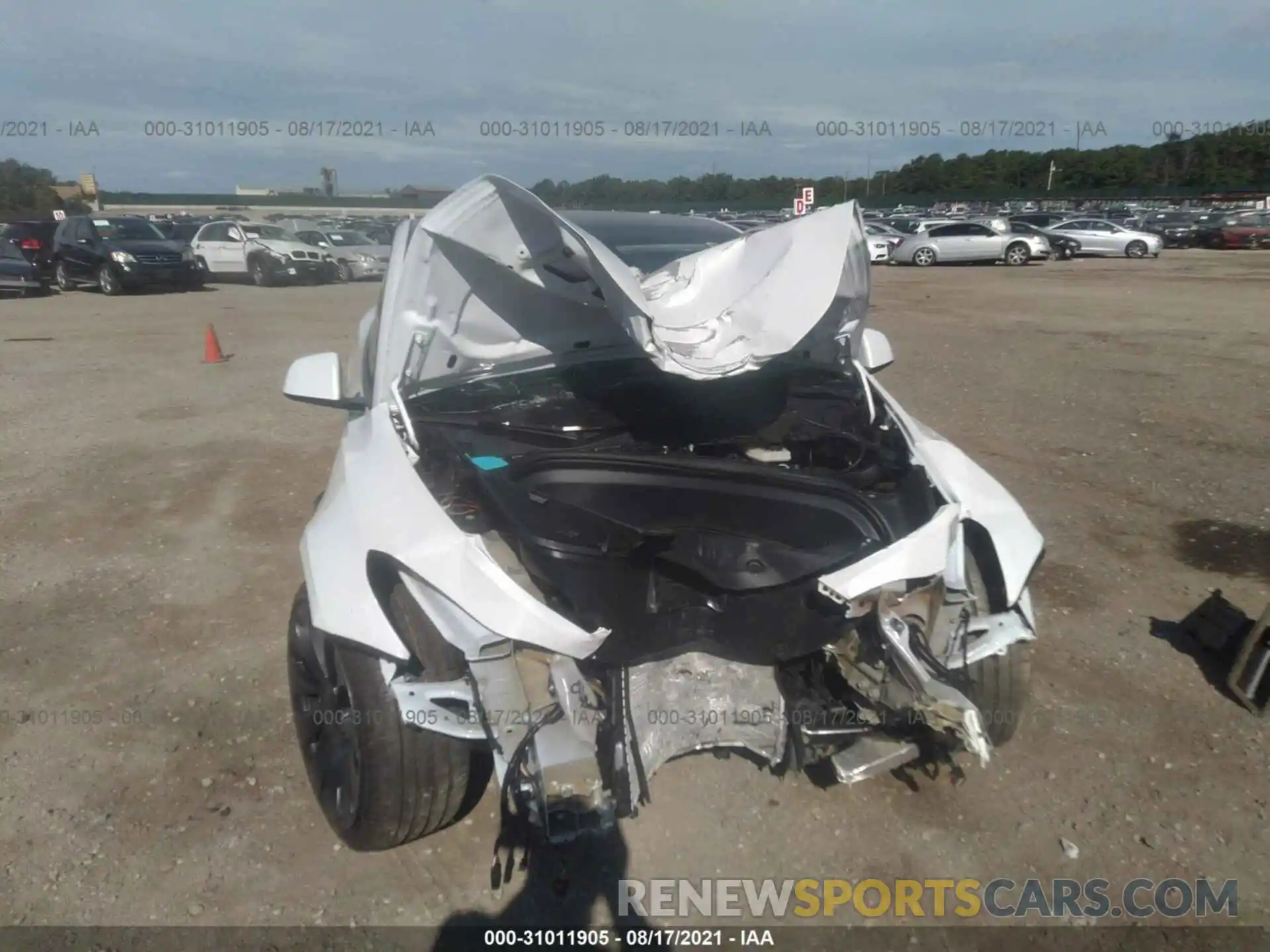 6 Photograph of a damaged car 5YJYGDEF9MF182761 TESLA MODEL Y 2021