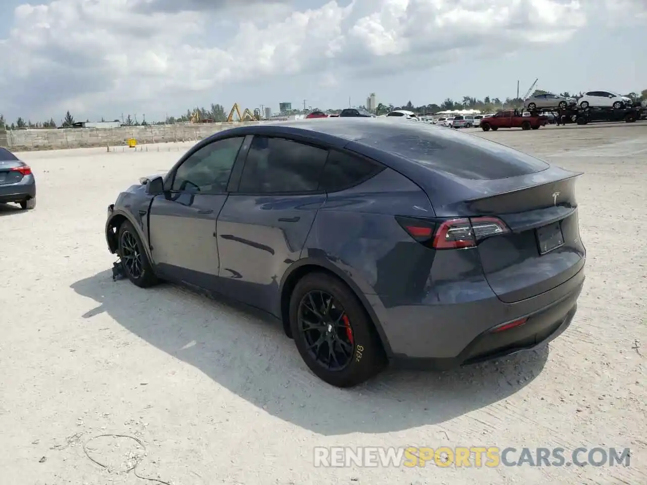 3 Photograph of a damaged car 5YJYGDEF9MF230436 TESLA MODEL Y 2021