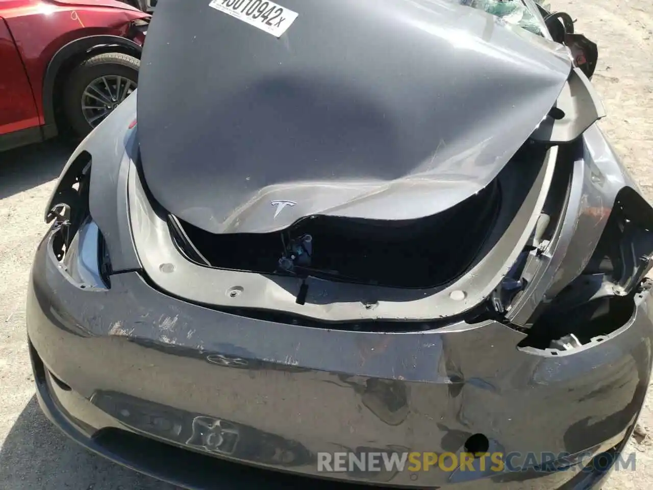 7 Photograph of a damaged car 5YJYGDEF9MF261038 TESLA MODEL Y 2021