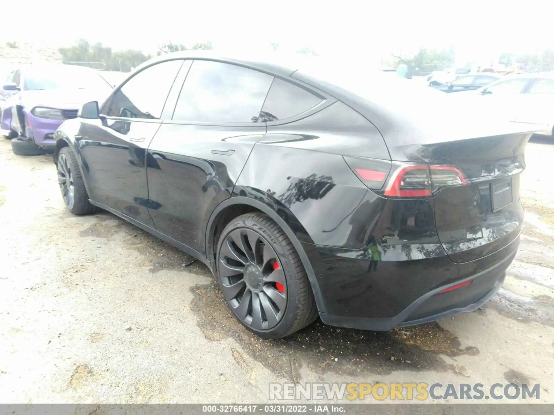 3 Фотография поврежденного автомобиля 5YJYGDEF9MF299269 TESLA MODEL Y 2021