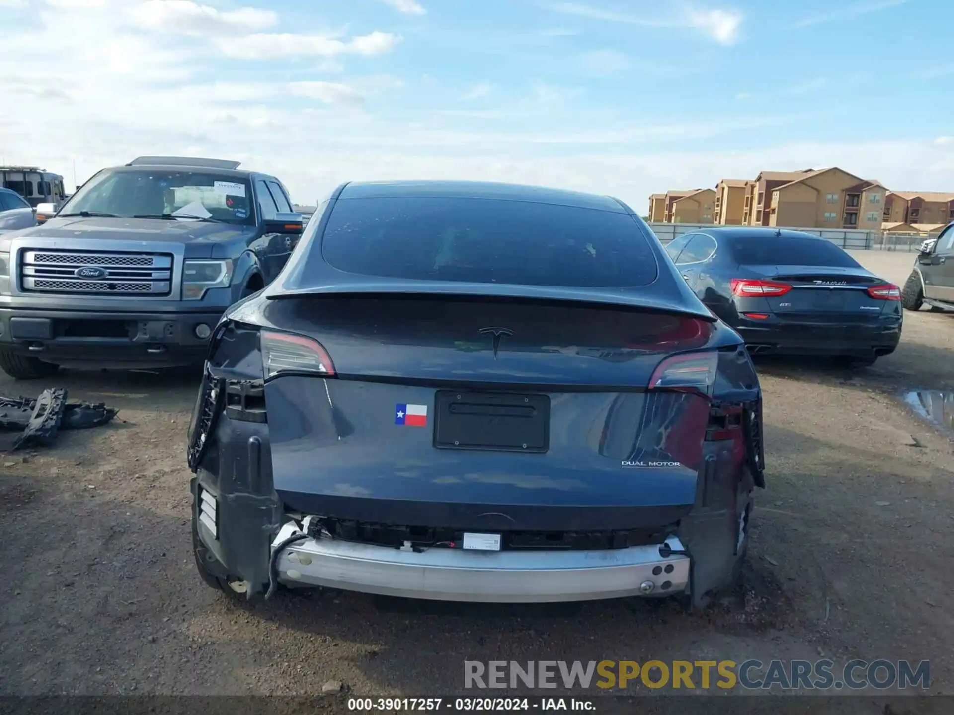 15 Photograph of a damaged car 5YJYGDEFXMF081437 TESLA MODEL Y 2021