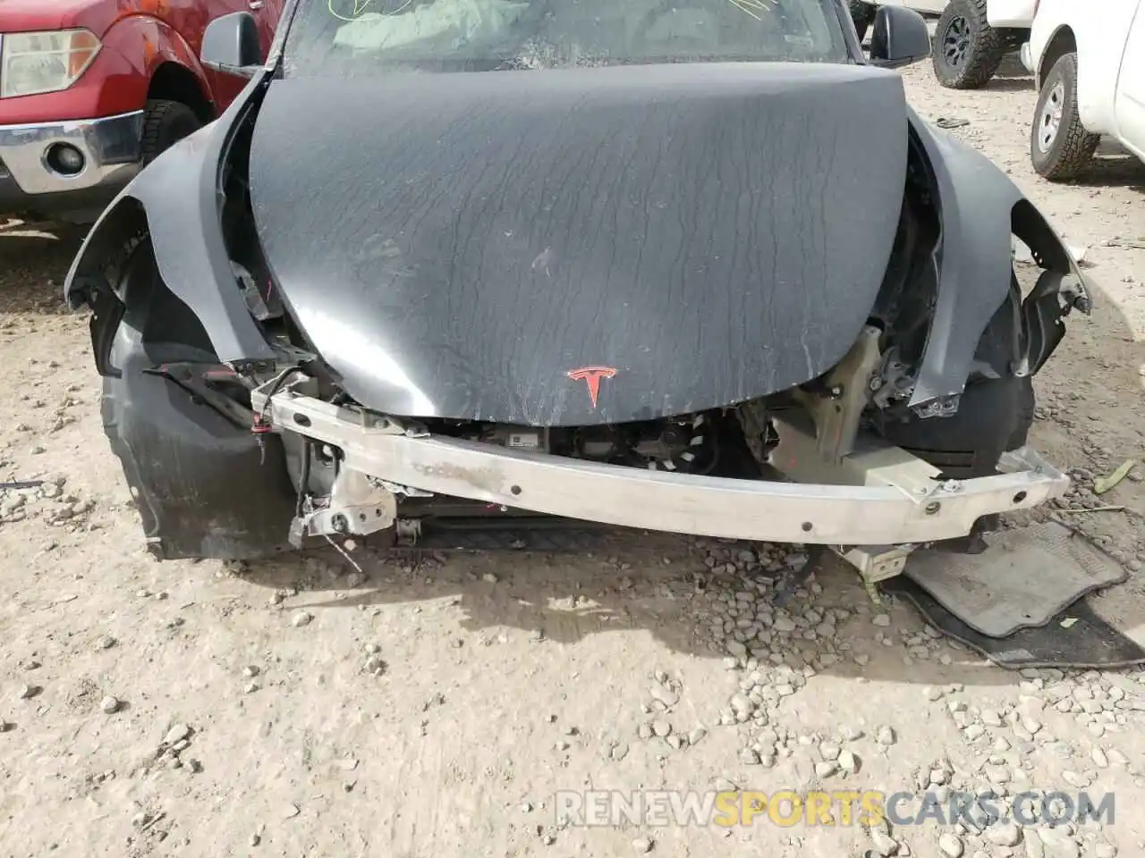 9 Photograph of a damaged car 5YJYGDEFXMF092888 TESLA MODEL Y 2021