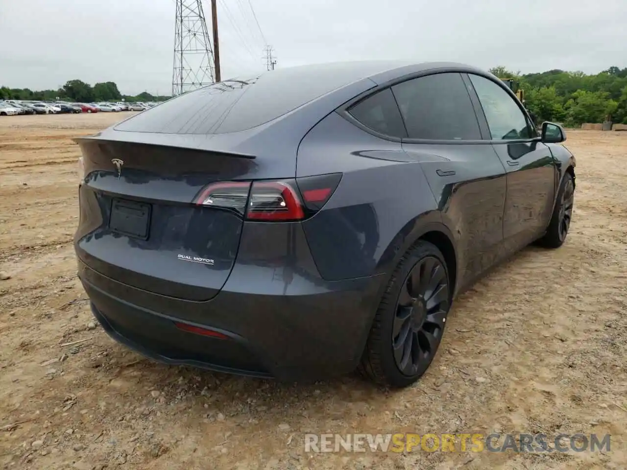 4 Фотография поврежденного автомобиля 5YJYGDEFXMF230333 TESLA MODEL Y 2021