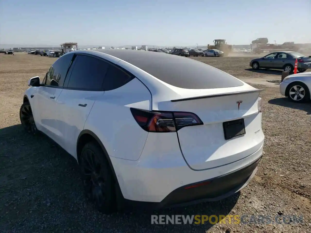 3 Фотография поврежденного автомобиля 5YJYGDEFXMF277863 TESLA MODEL Y 2021