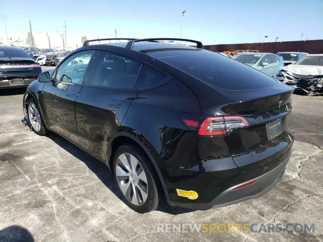 3 Photograph of a damaged car 7SAYGAEE0NF312906 TESLA MODEL Y 2022