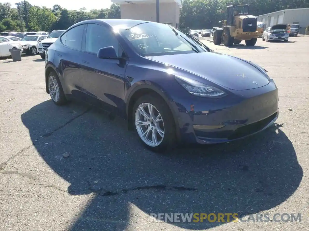 1 Photograph of a damaged car 7SAYGAEE1NF312963 TESLA MODEL Y 2022