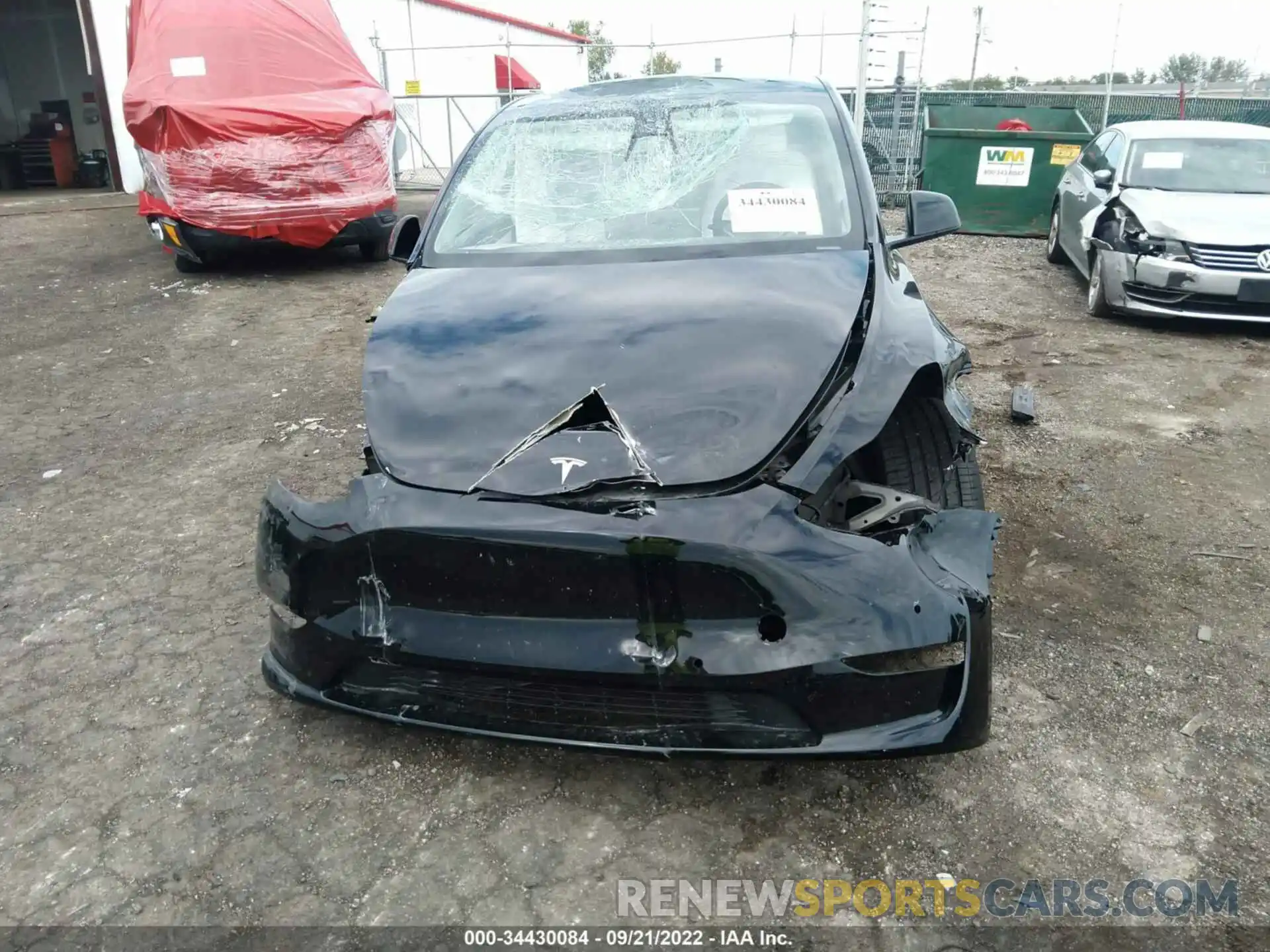 6 Photograph of a damaged car 7SAYGAEE3NF429024 TESLA MODEL Y 2022