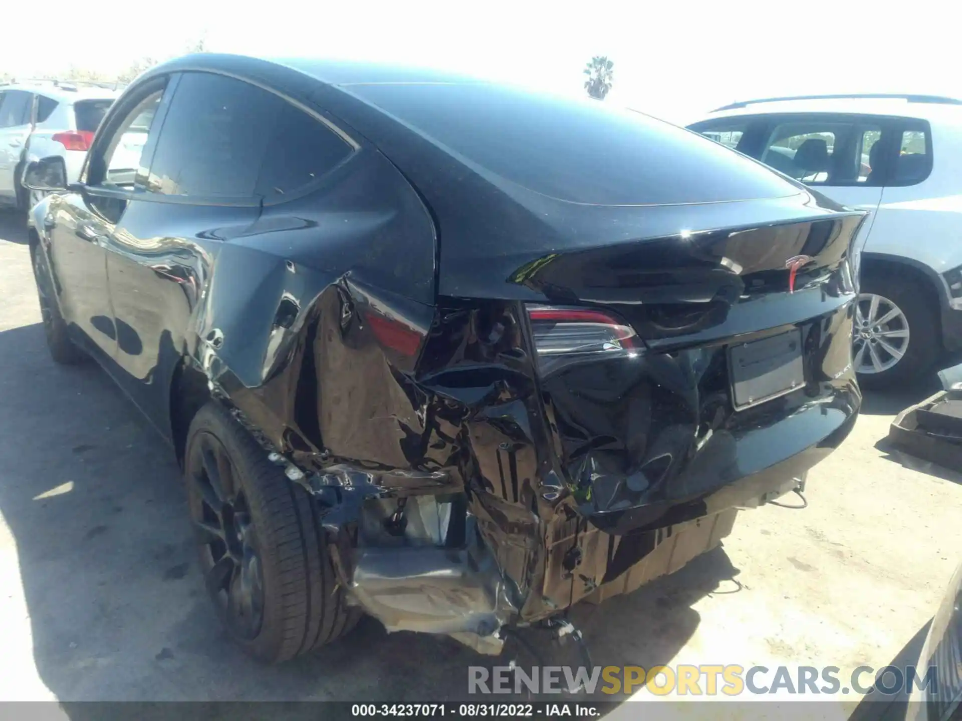 6 Photograph of a damaged car 7SAYGAEE4NF384563 TESLA MODEL Y 2022