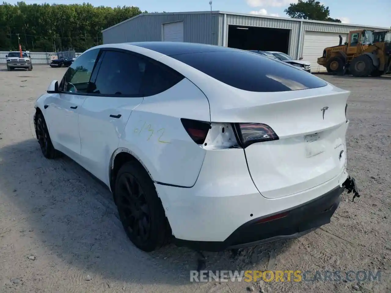 3 Фотография поврежденного автомобиля 7SAYGAEE4NF400227 TESLA MODEL Y 2022