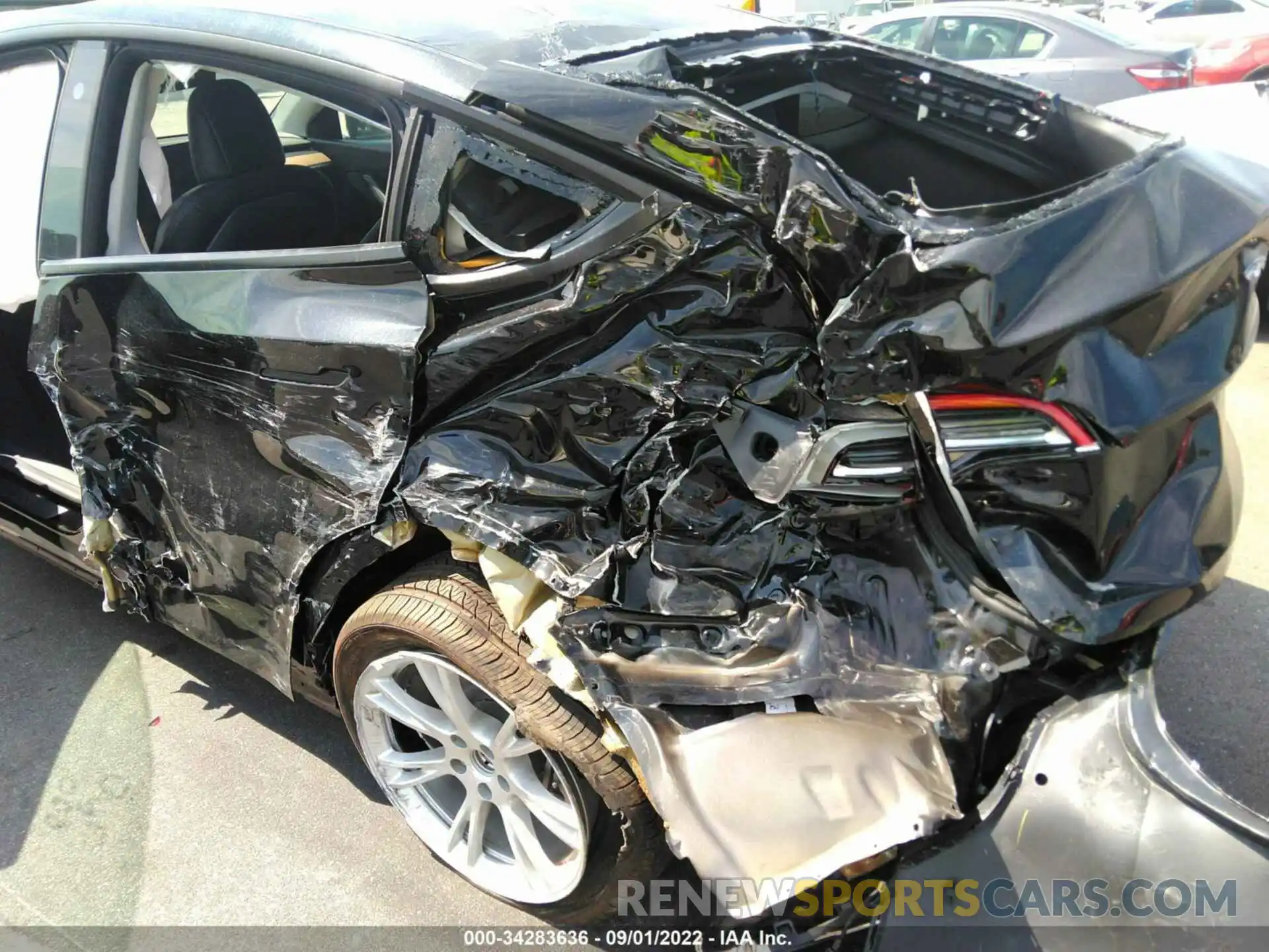 6 Photograph of a damaged car 7SAYGAEE4NF428822 TESLA MODEL Y 2022