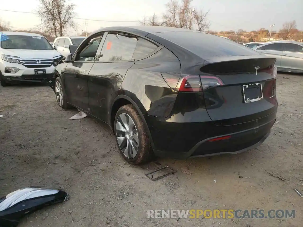 3 Photograph of a damaged car 7SAYGAEE5NF308737 TESLA MODEL Y 2022