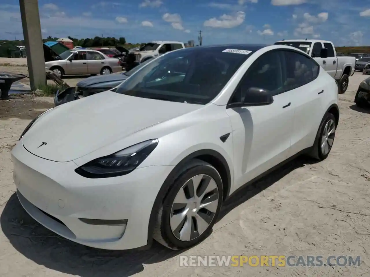 2 Фотография поврежденного автомобиля 7SAYGAEE5NF364824 TESLA MODEL Y 2022