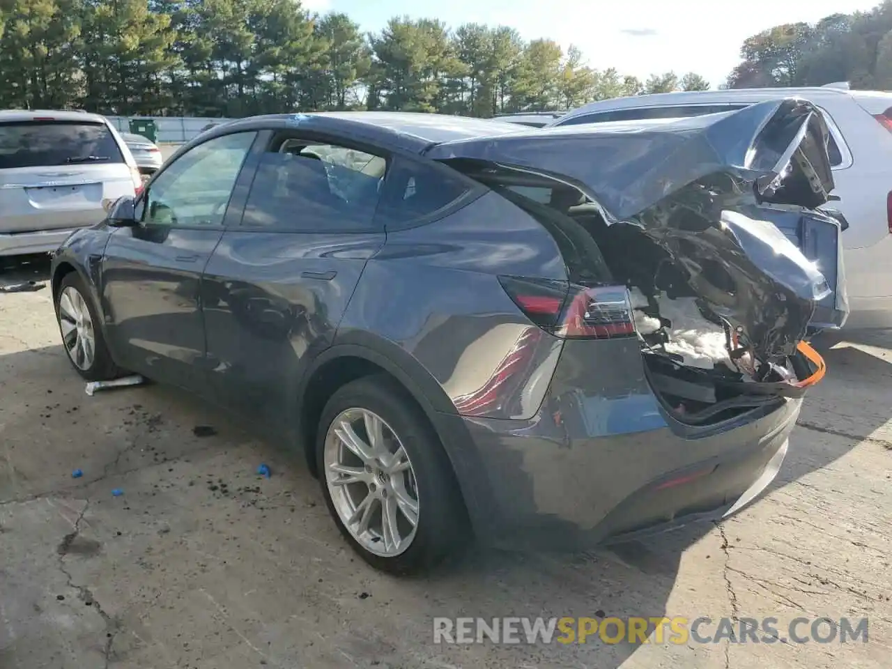 3 Photograph of a damaged car 7SAYGAEE6NF325014 TESLA MODEL Y 2022