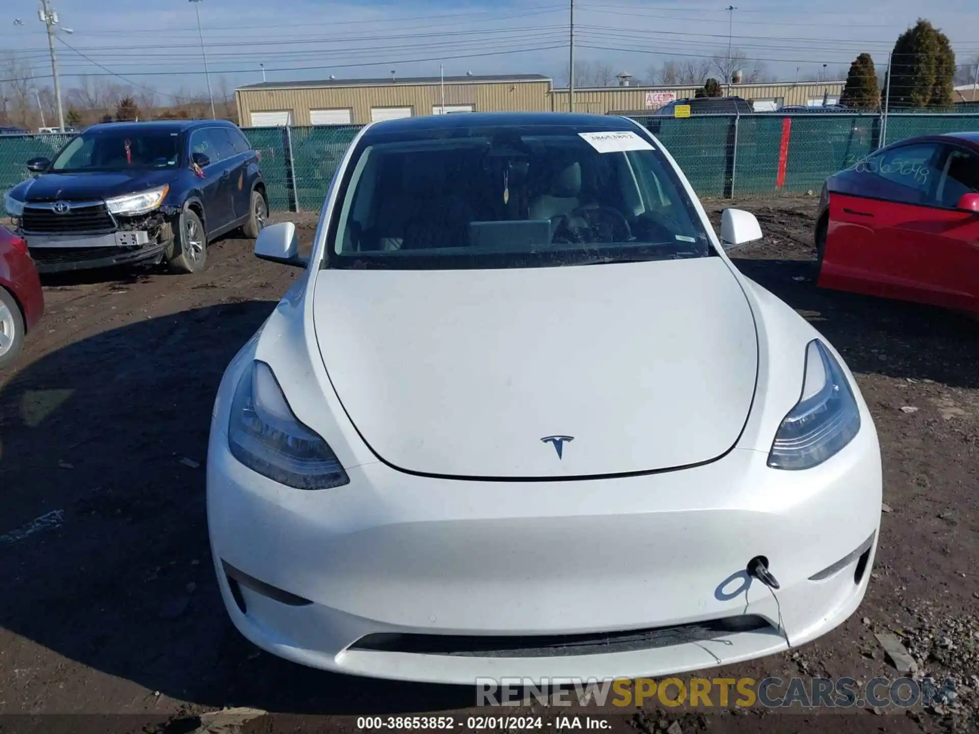 13 Фотография поврежденного автомобиля 7SAYGAEE6NF508073 TESLA MODEL Y 2022