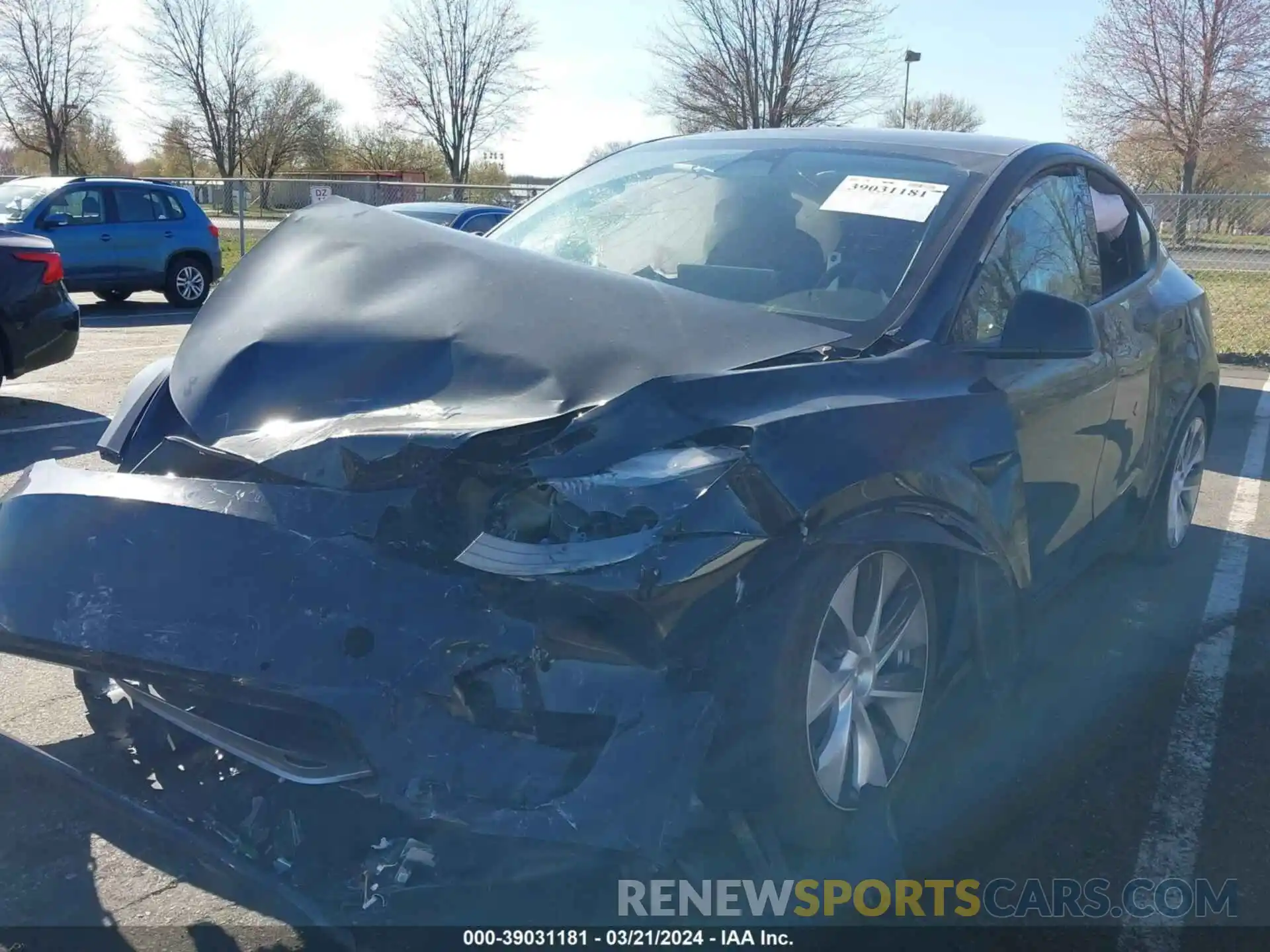 2 Photograph of a damaged car 7SAYGAEE6NF550338 TESLA MODEL Y 2022