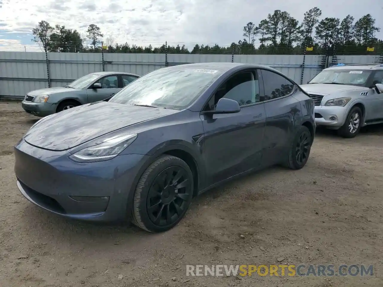 1 Photograph of a damaged car 7SAYGAEE6NF570055 TESLA MODEL Y 2022