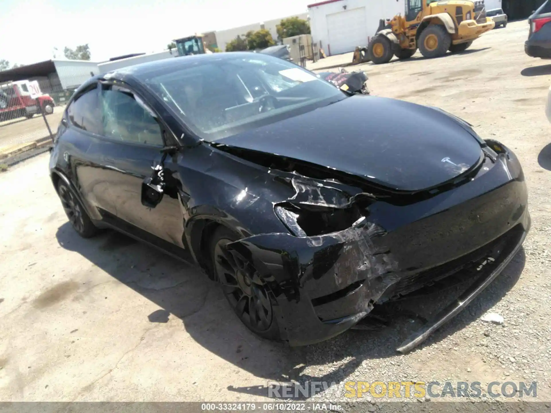 1 Photograph of a damaged car 7SAYGAEE7NF343246 TESLA MODEL Y 2022