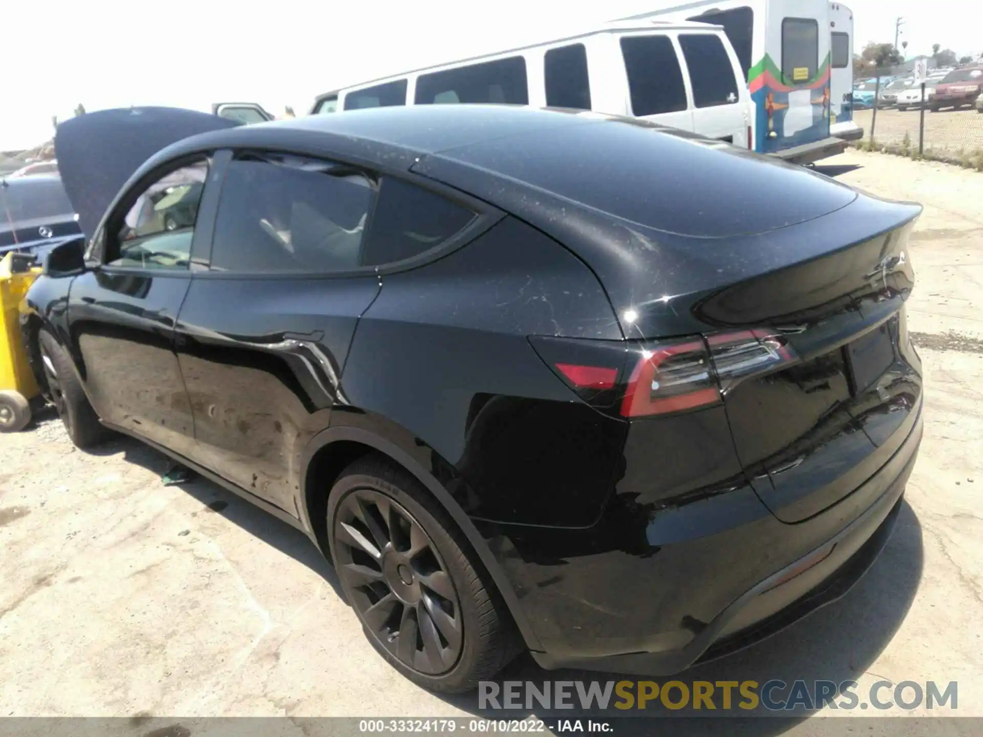 3 Photograph of a damaged car 7SAYGAEE7NF343246 TESLA MODEL Y 2022