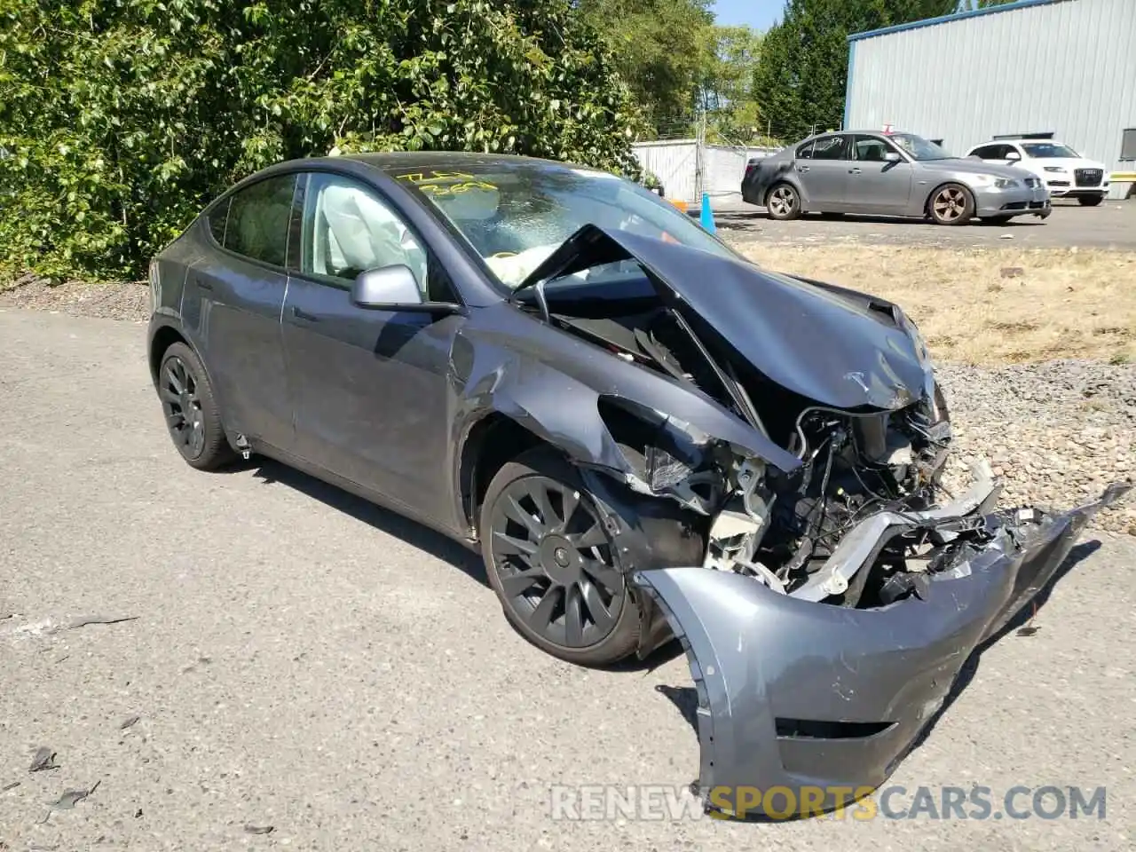 1 Photograph of a damaged car 7SAYGAEE7NF394147 TESLA MODEL Y 2022