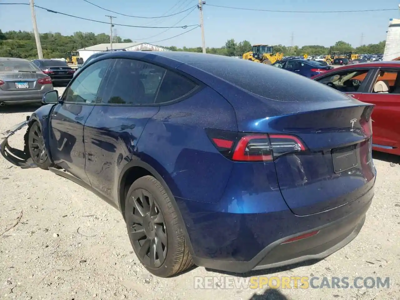 3 Photograph of a damaged car 7SAYGAEE7NF416857 TESLA MODEL Y 2022