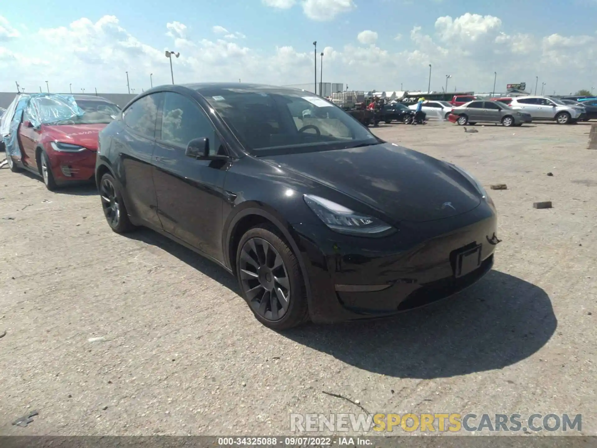 1 Фотография поврежденного автомобиля 7SAYGDEE0NA003421 TESLA MODEL Y 2022