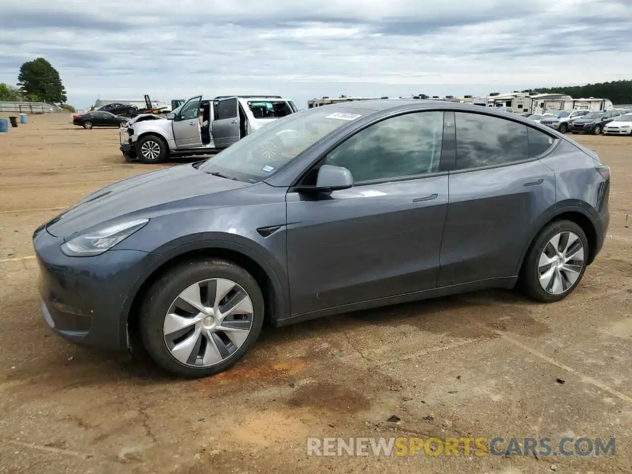 1 Photograph of a damaged car 7SAYGDEE0NA005718 TESLA MODEL Y 2022