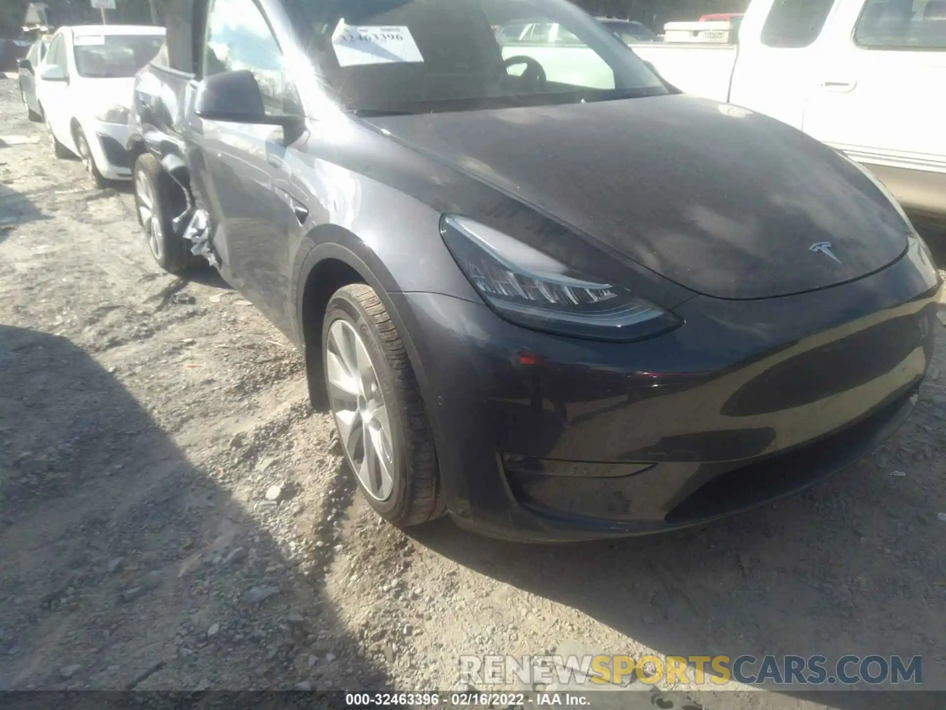 1 Photograph of a damaged car 7SAYGDEE0NF307514 TESLA MODEL Y 2022