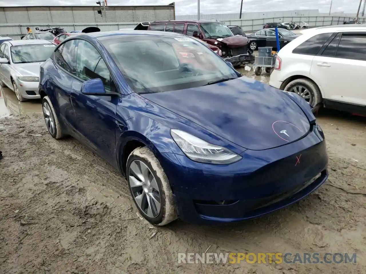 1 Фотография поврежденного автомобиля 7SAYGDEE0NF316097 TESLA MODEL Y 2022