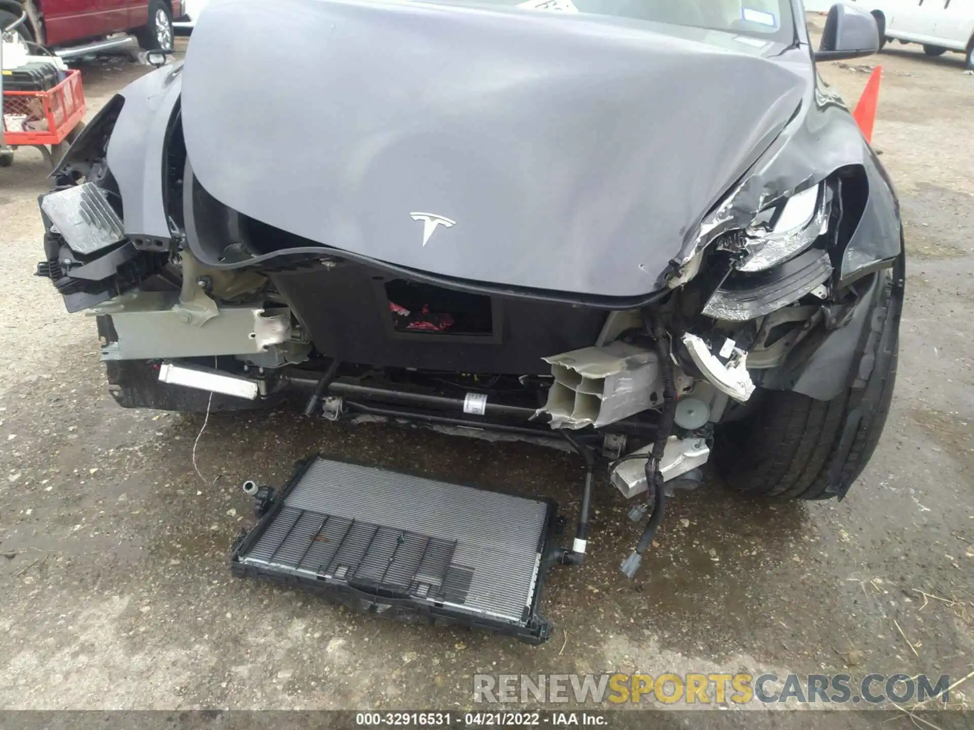 6 Photograph of a damaged car 7SAYGDEE0NF341114 TESLA MODEL Y 2022