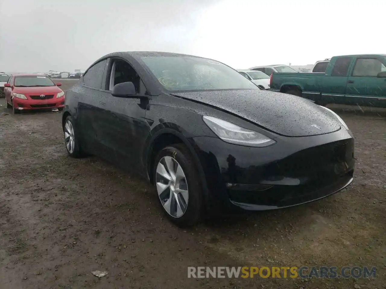 1 Photograph of a damaged car 7SAYGDEE0NF341954 TESLA MODEL Y 2022