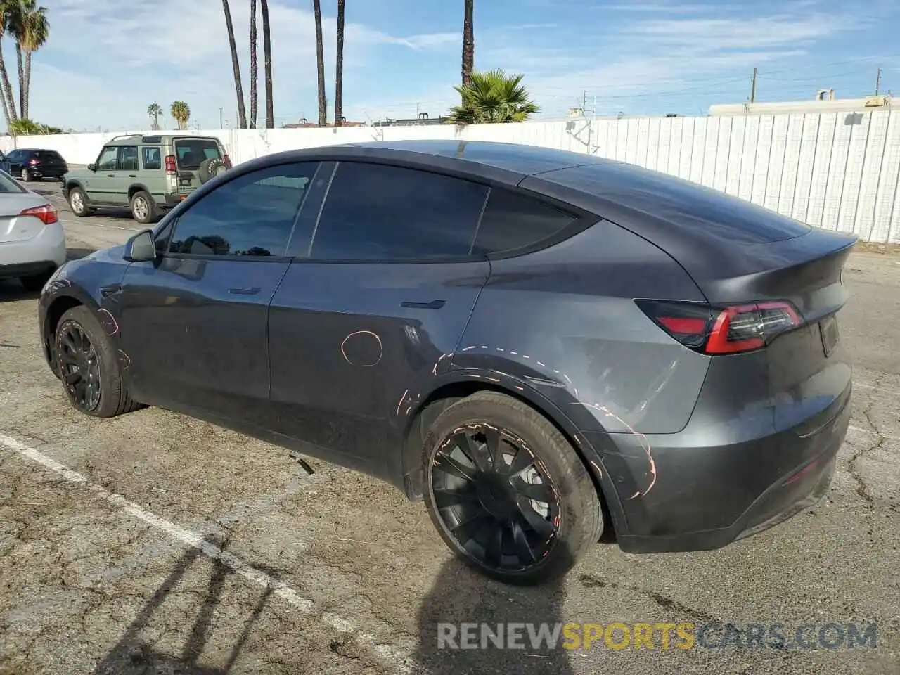 2 Photograph of a damaged car 7SAYGDEE0NF367048 TESLA MODEL Y 2022