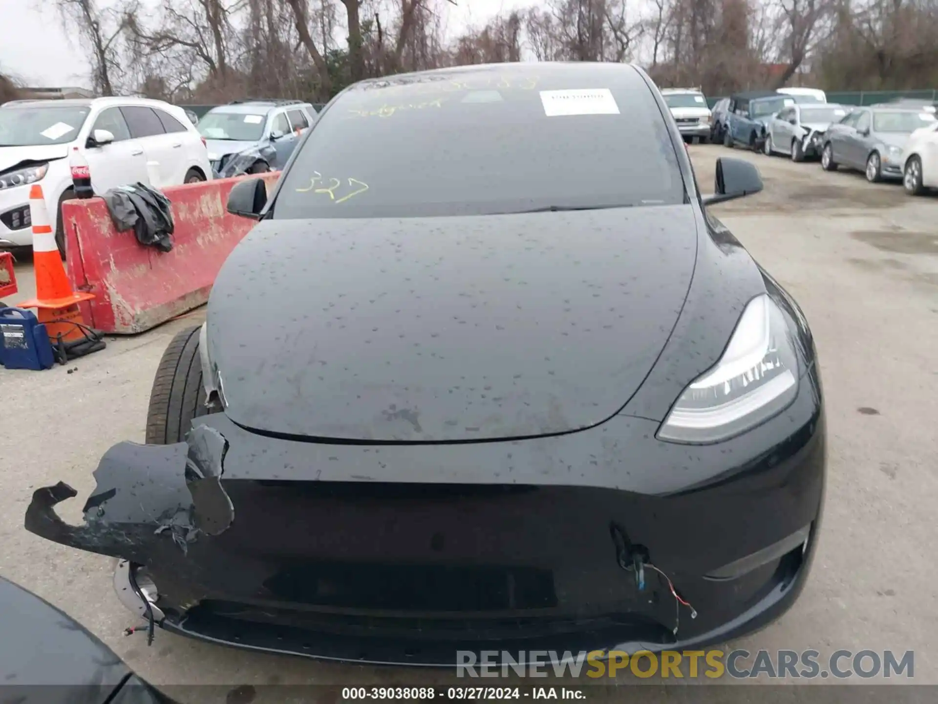 13 Фотография поврежденного автомобиля 7SAYGDEE0NF376042 TESLA MODEL Y 2022