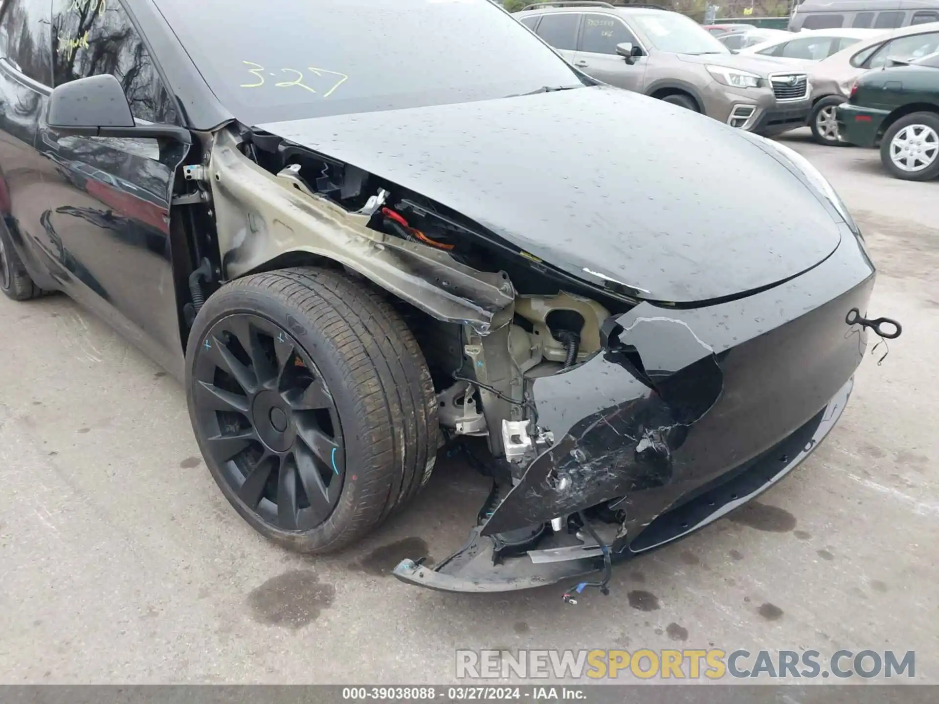 6 Photograph of a damaged car 7SAYGDEE0NF376042 TESLA MODEL Y 2022