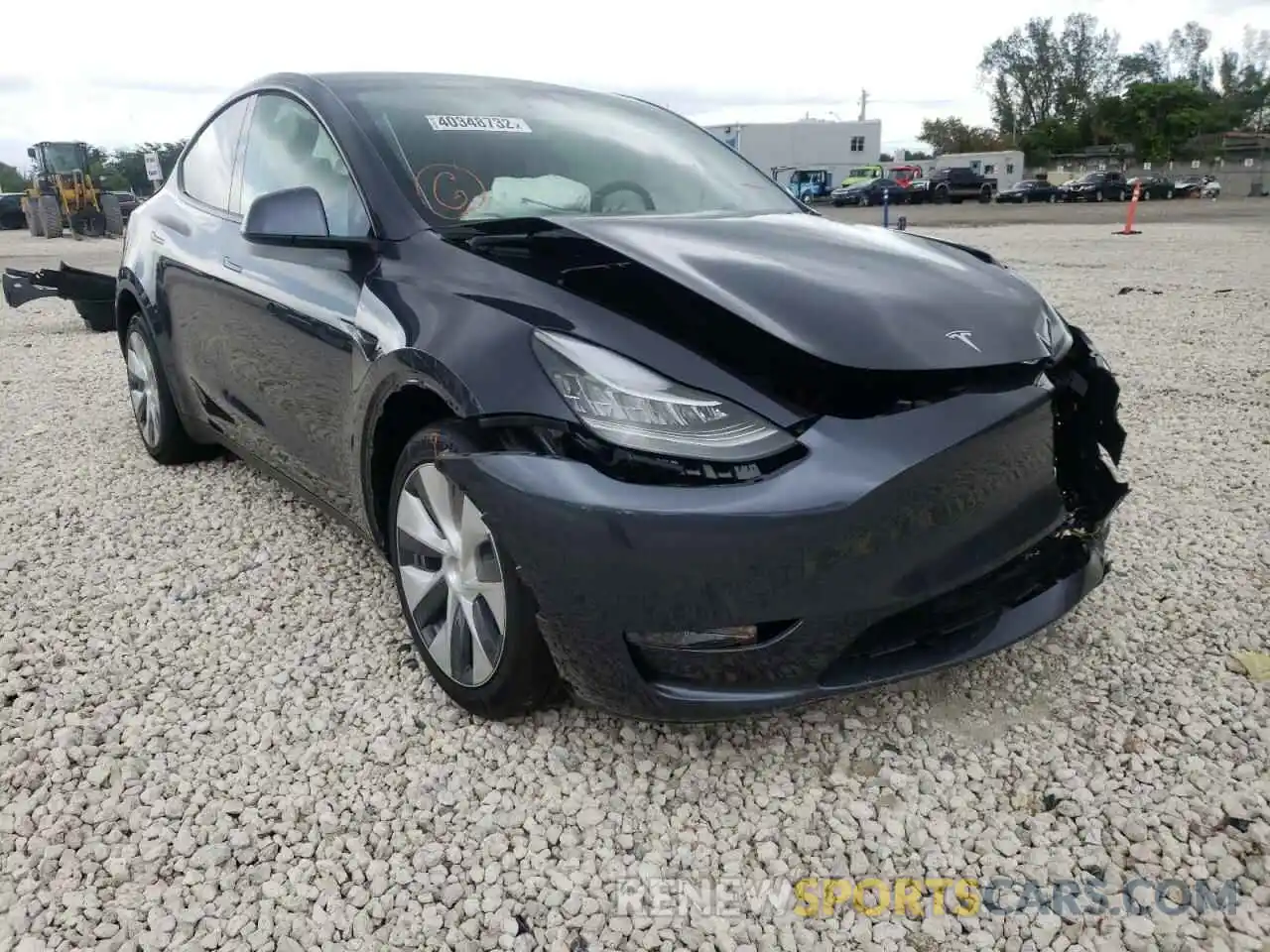 1 Photograph of a damaged car 7SAYGDEE0NF379006 TESLA MODEL Y 2022