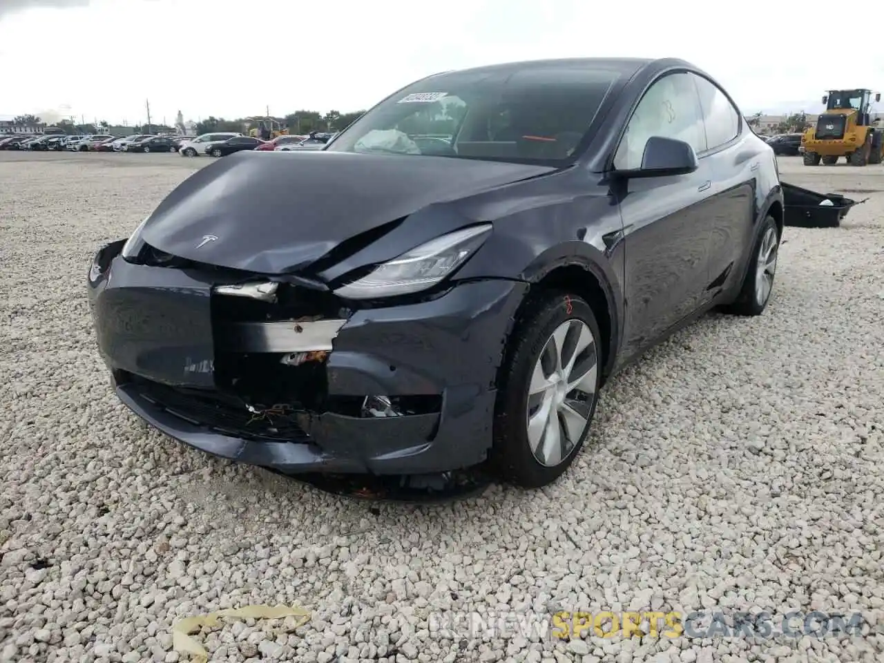 2 Photograph of a damaged car 7SAYGDEE0NF379006 TESLA MODEL Y 2022