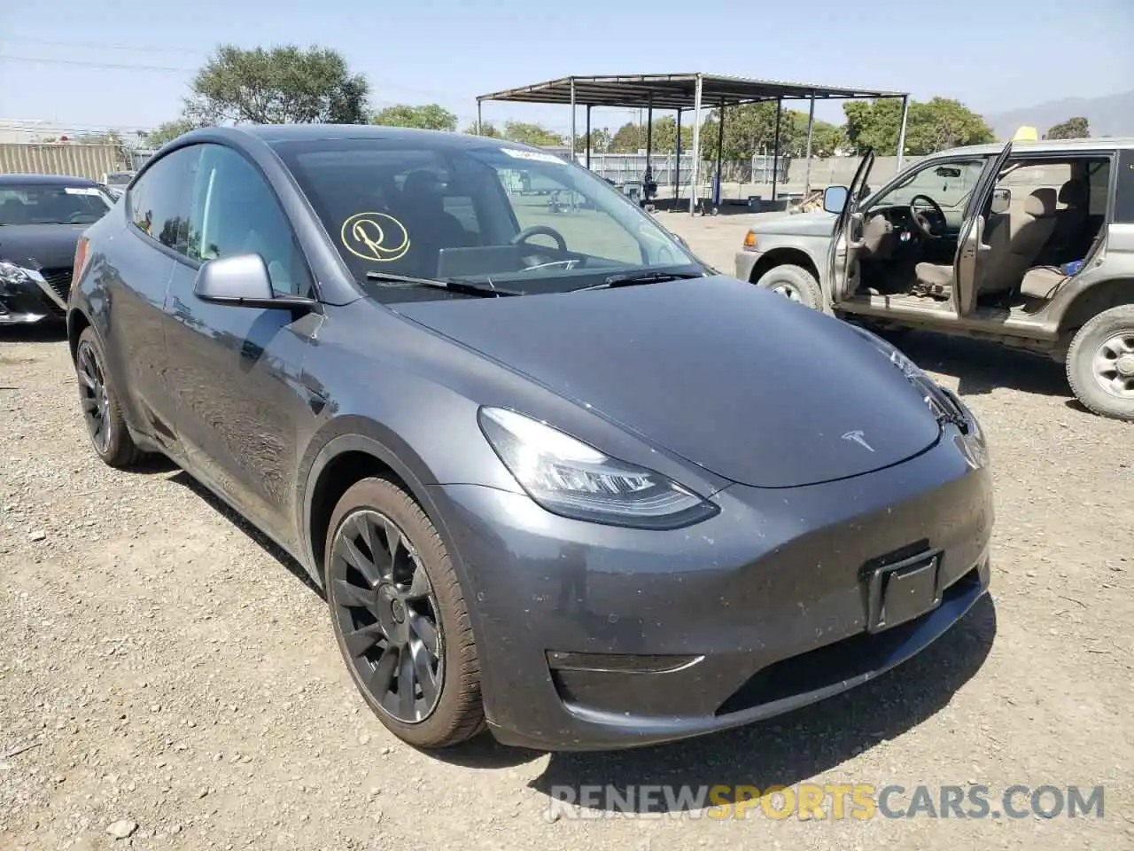 1 Photograph of a damaged car 7SAYGDEE0NF386568 TESLA MODEL Y 2022