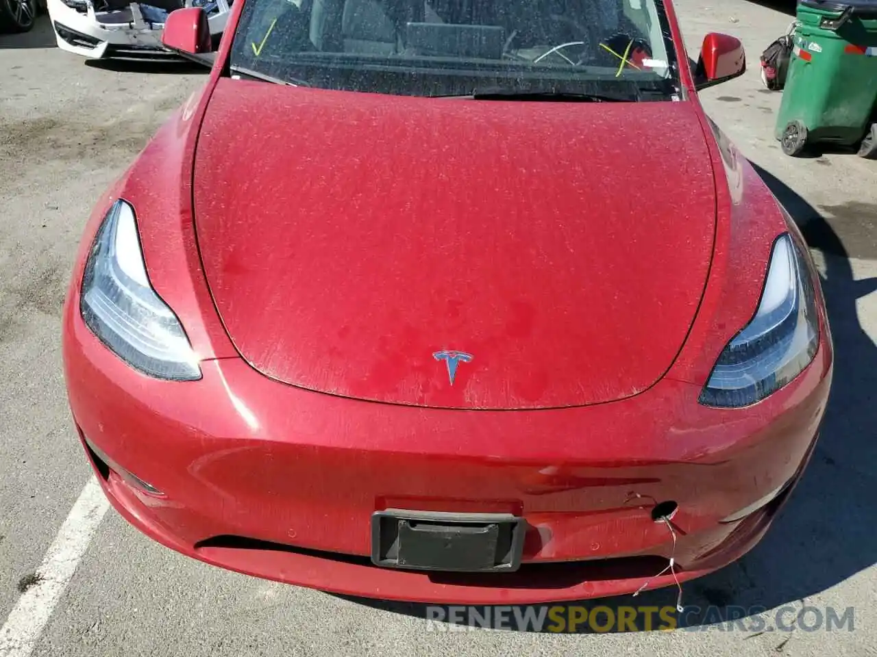 7 Photograph of a damaged car 7SAYGDEE0NF386926 TESLA MODEL Y 2022