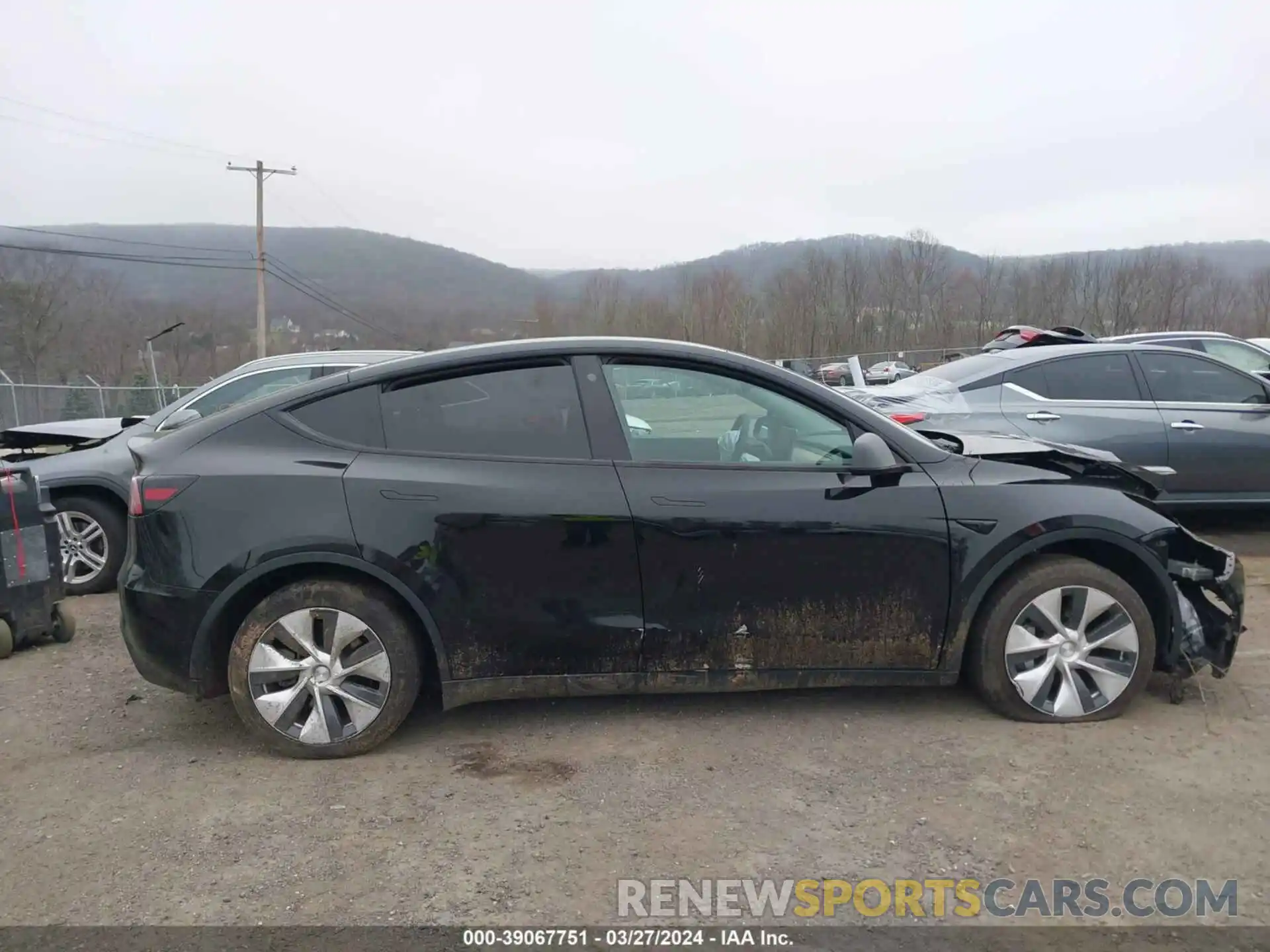 12 Photograph of a damaged car 7SAYGDEE0NF435767 TESLA MODEL Y 2022